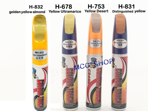 

yellow series- pro mending car remover scratch repair paint pen clear tool with tip brush(yellow ultramarice