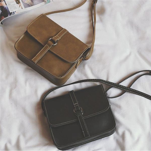 

2019 new style fashion literary crossbody bag female flap shoulder bag harajuku handbag pu leather shoulder messenger
