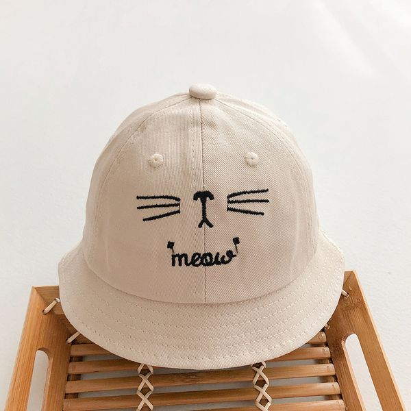 

baby hat spring and autumn thin section cute korean version summer boys and girls baby, Yellow