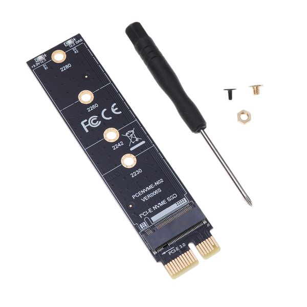 

m.2 to pci-e x1 ssd adapter expansion card m-key