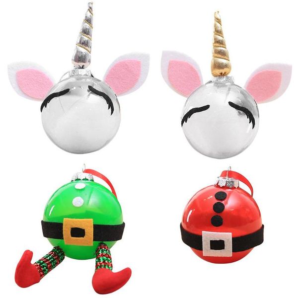 

4pcs creative cartoon christmas light balls xmas tree hang ornaments decor