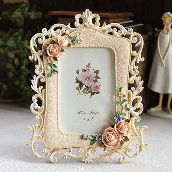 

european-style vintage picture frame p frame carved flowers resin p 6 inch 7inch 10 inch can hang wall