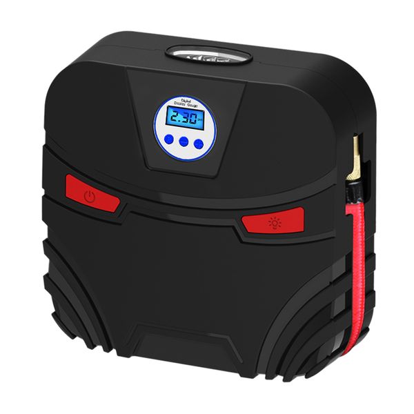 

car inflatable pump 12v electronic display tire inflator automobiles air compressor pump led for car boat bed accessories