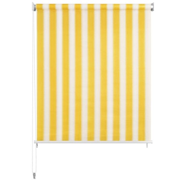 

желтый и белый полосатый рольставни 240x140 см стены стикеры