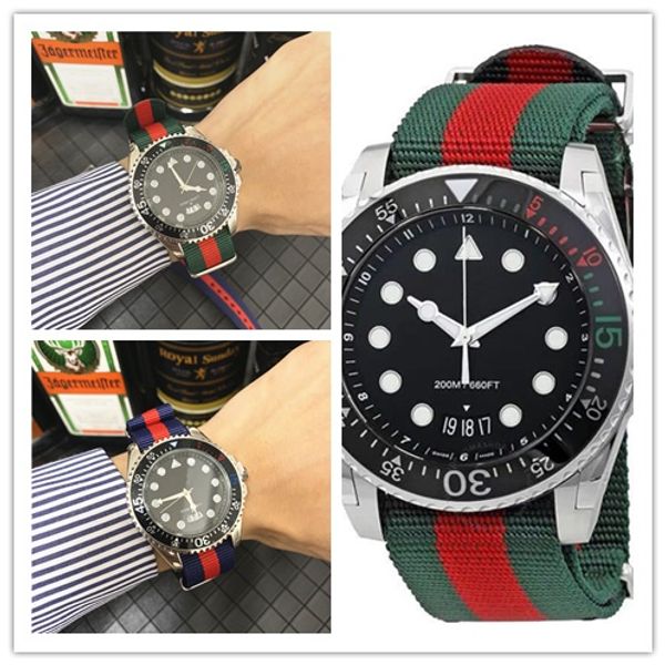 

2020 Мужские швейцарские часы Популярная Мужские часы Нейлоновый ремень Мода Date Nylo