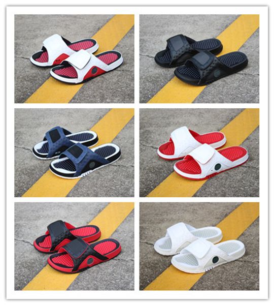 

wholesale 13 xiii white black red slide sandals hydro beach outdoor trainers men shoes casual running sports sneakers size 36-46