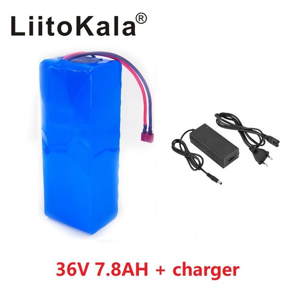 

latest offers liitokala 36v 7.8ah 10s3p 18650 rechargeable battery pack ,modified bicycles,electric vehicle 36v protection pcb+2a charger