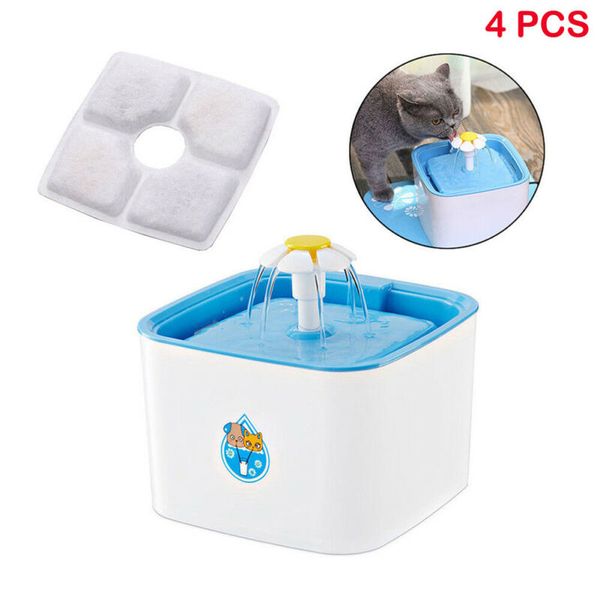 

новая мода автоматическая кошка собака питьевая вода фонтан фидер питомец чаша блюдо фильтры диспенсер