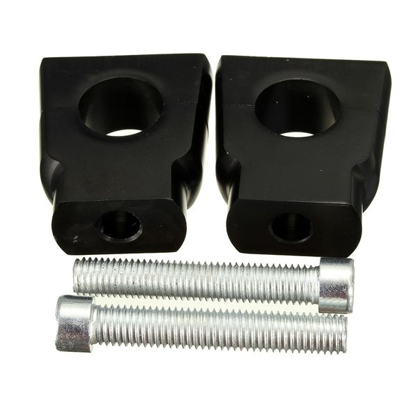 

2 pcs 7/8"22mm cnc motorcycle aluminum handle bar mount adapter risers clamp for most with 22.2mm handlebar clamp