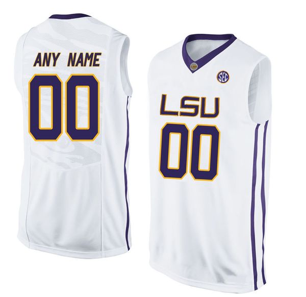 

javonte smart stitched youth lsu tigers skylar mays darius days emmitt williams college basketball jersey yellow white purple, Black