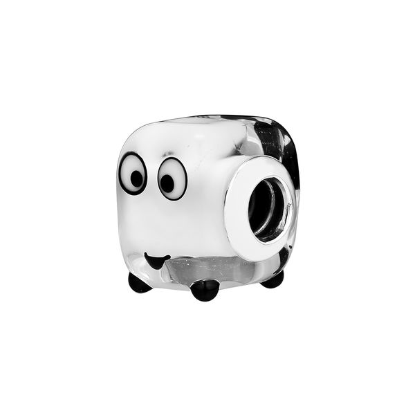 

2018 winter 925 sterling silver jewelry melter murano glass charm beads fits european bracelets necklace for women jewelry making, Bronze;silver