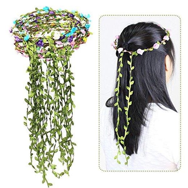 Travel Beach Leaves Rattan Colorful Wedding Garlands Bridesmaid