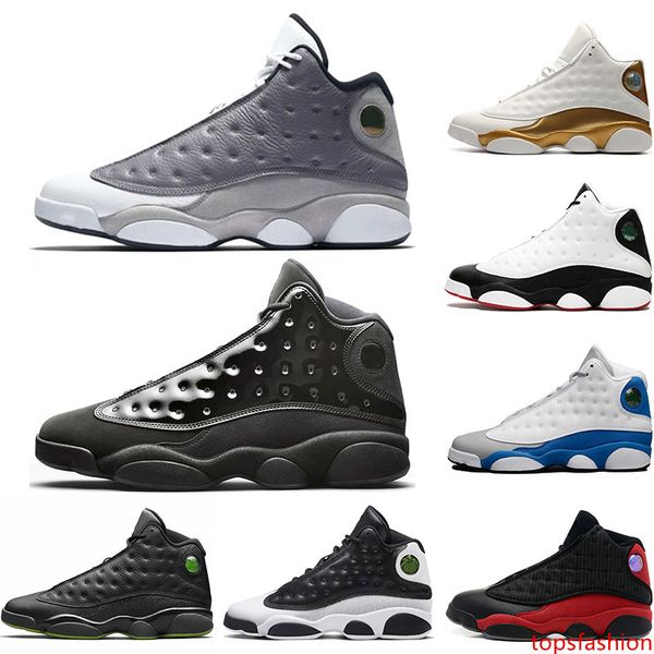 

cap and gown 13 13s mens basketball shoes bred class of 2003 he got game men designer trainer sports sneakers size 41-47