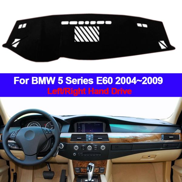 

car dashboard cover dash mat carpet for 5 series e60 2004 2005 2006 2007 2008 2009 lhd rhd auto dashmat 520i 525i 530i 535i