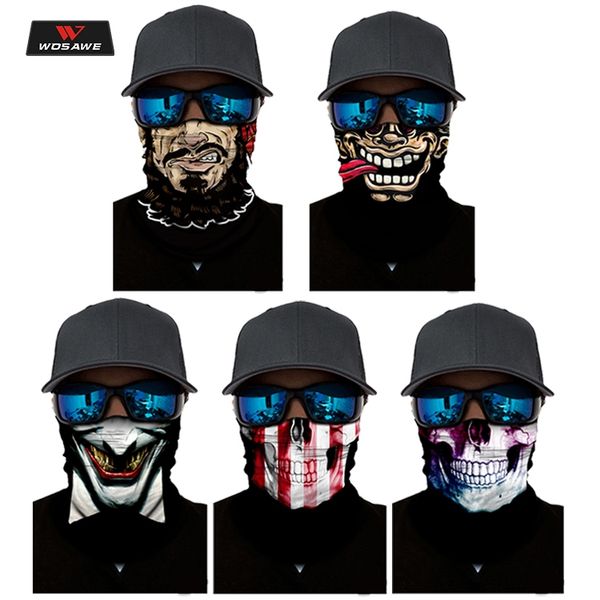 

wosawe мотоциклетная маска для лица moto balaclava skull mask моторный шарф хэллоуин panuelos para moto защитная маска для шеи утеплитель го