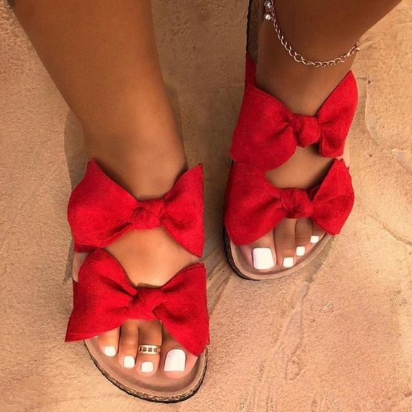 

slippers big size 36-43 bow leopard women slipper summer open toe platform slide ladies hollow light slip on wedge woman shoes, Black