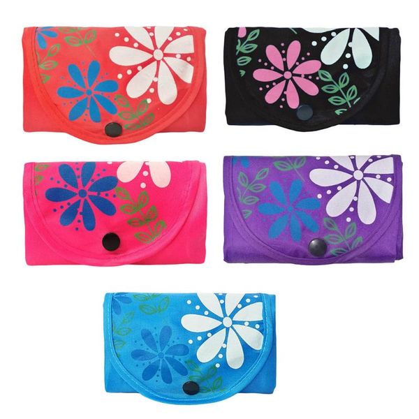 

1 pc portable oxford cloth handbag folding shopping bag environmental reusable bags