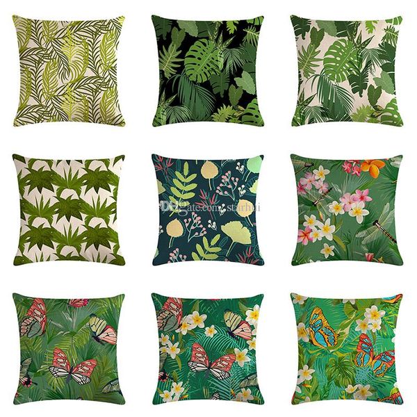 

flamingo pillow covers linen cushion cover glamour square pillowcase cushion cover home office sofa car decoration 31 color wx9-1258