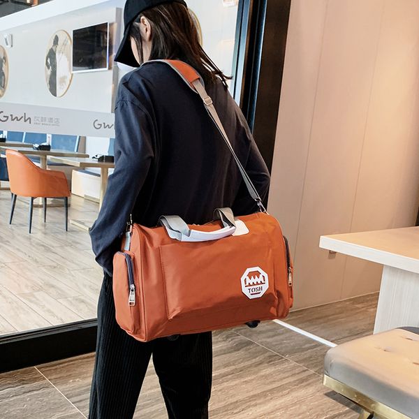 

дорожная сумка корейская версия краткосрочной прочной оксфордской ткани новый унисекс сумка-мессенджер портативный большой емкости путешеств