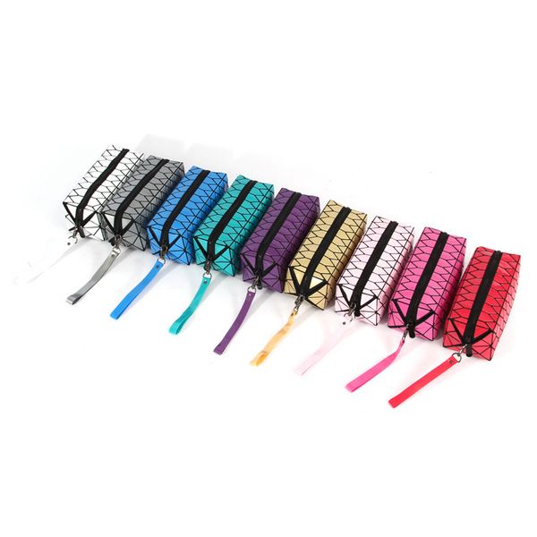 

ms3199 miyake pvc cosmetic bag life rhombus washed storgage bag japan women's handbag