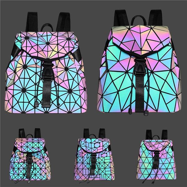 

designer luxury backpack laser bags casual genuine leather backpack laser bag female brand #633