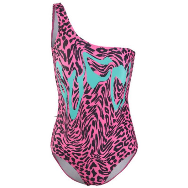 

2020 womens designer swimsuit luxury printed one piece swimwear trendy bear pattern vest blackless bikini leopard letters beach wear, White;black