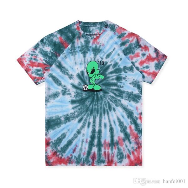 

19ss трэвис скотт astroworld alien t-shirt повседневный простой футболка мода пляж спорт tee summer street hip hop короткий рукав hflstx450, White;black