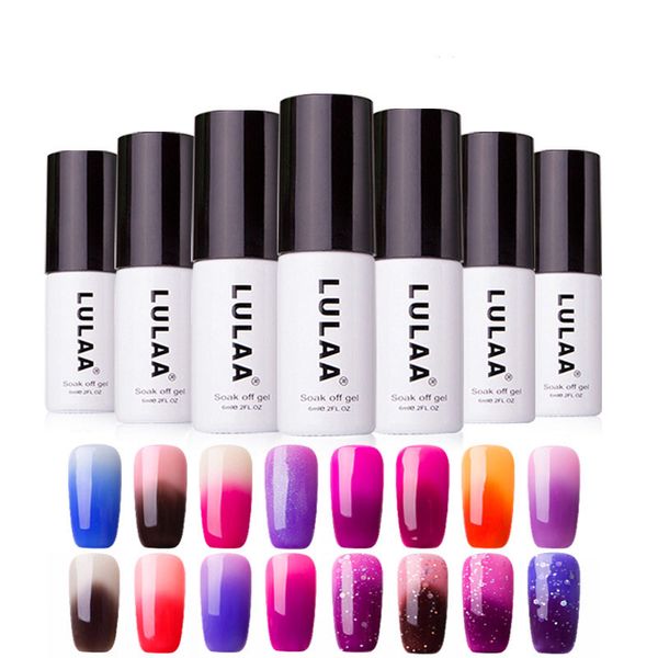 

gradient finger nail glitter color changing polish nail art beauty decoration supplies ornament tzc99, Red;pink