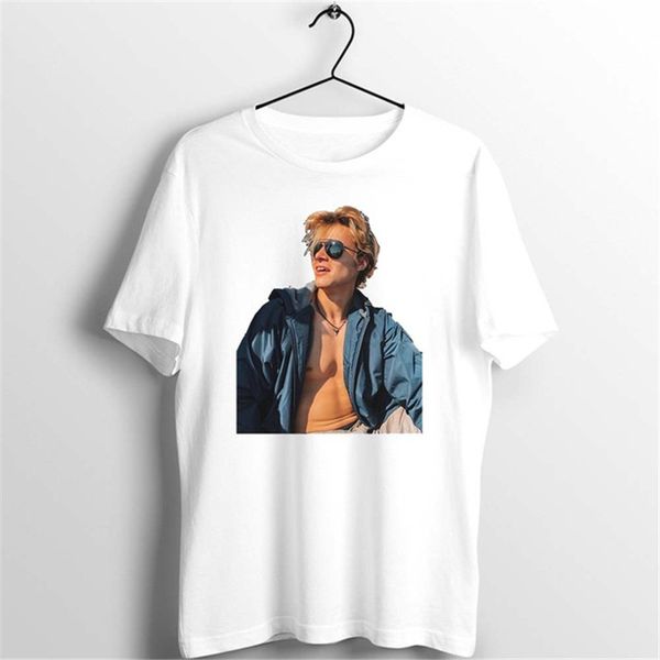 

dlrn famous band t-shirt men new arrival summer cotton short sleeve hip hop vintage o-neck casual homme clothing plus size, White;black