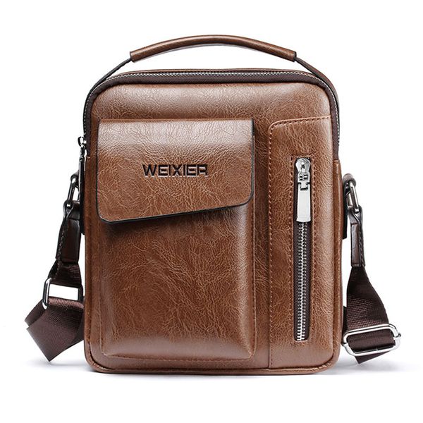 

amazon casual men's shoulder bag vintage stilett bag premium men's bag pu leather handbag capacity men's handbag