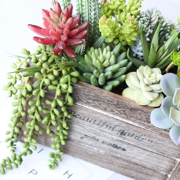 2020 Various Artificial Succulent Plants Lotus Landscape