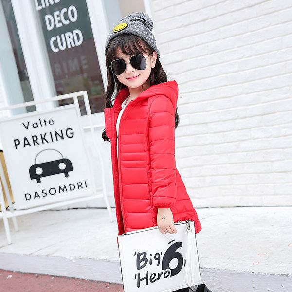 

2019 новых детей хлопка костюм длинный отрезок света с капюшоном мужчин и женщин одежда детей осенью и зимой куртка хлопка, Blue;gray