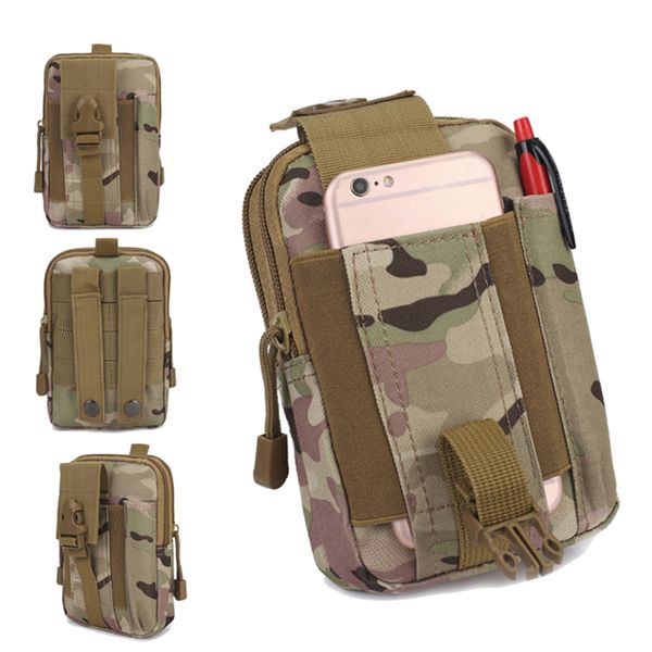 

multi-functional camouflage waist bag large capacity waterproof chest handbag shoulder bag ride travel walking mountaineerin