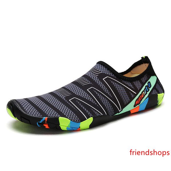 

dark blue beach summer outdoor swim slipper on surf aqua shoes skin sock striped shoes lighweight couples sea shoes