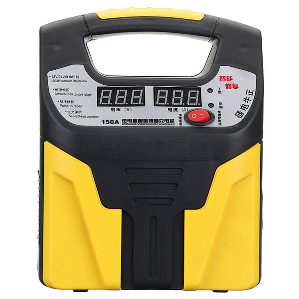 

universal motorcycle car smart repair power bank automatic battery charger lcd display