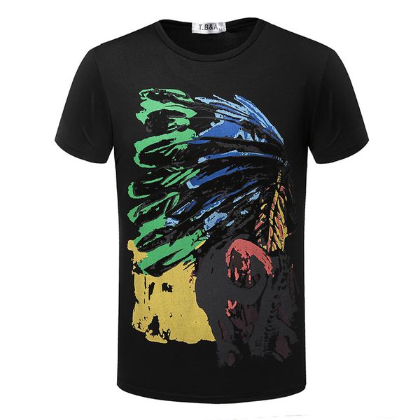 

fashion t shirts for men indian totems t-shirt shorts sleeve brand new summer male tees casual tshirt tx80, White;black
