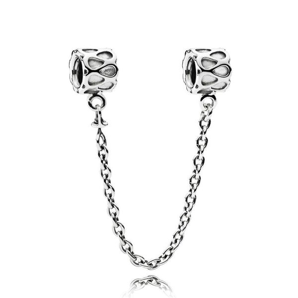 

новый 100% серебро 1: 1 гламур 790315 цепи капель дождя цепи безопасности оригинальные женщины свадебные ювелирные изделия 2018 подарок, Black