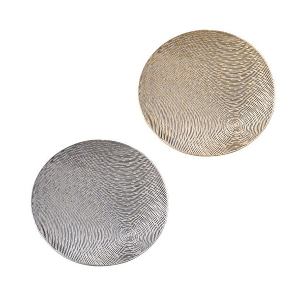 

round pvc placemat heat-resistant wear-resistant non-slip washable bowl pan table mat home l deskholiday decoration