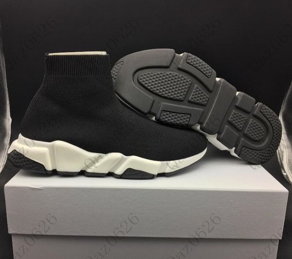 

new platform speed mens womens sock shoes black white red men women fashion stylist sneakers casual shoes