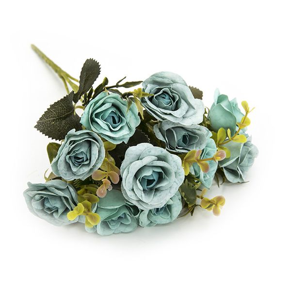 

bright colors bouquet fake flower beauty restaurant decorations artificial rose