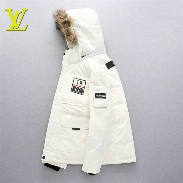 

vl классического мужчины пуховик дизайнерского бренд бутики хлопок способ качества роскошь продажа дикого хлопок вышивка тенденция пара пухо, Black