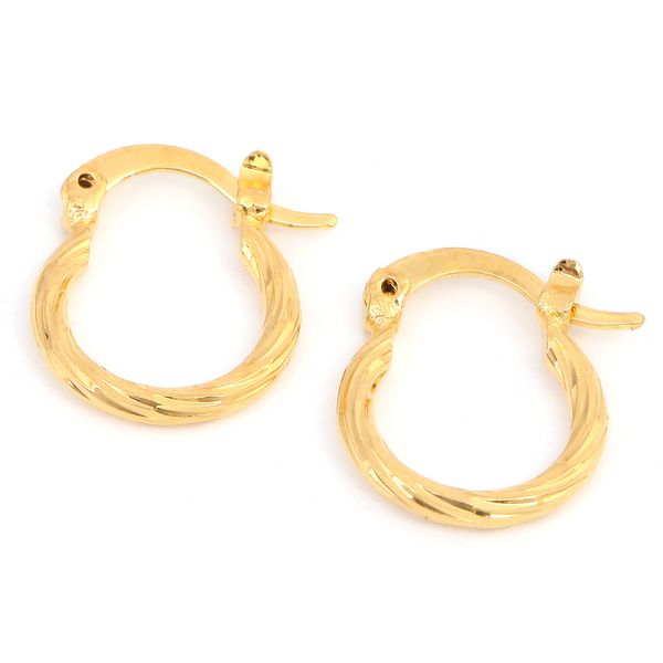

classical linear earrings dubai gold jewelry earrings yellow gold metal earrings, Golden;silver