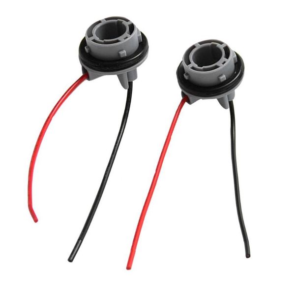 

10pcs car 1156 bulb holder socket adapter led side light wiring connector lamp extension wedge