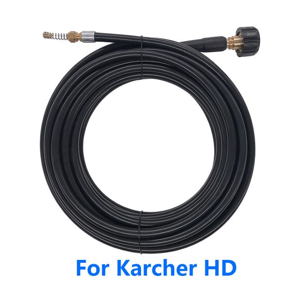 

6m 10m 15m 20 meters x 2320psi/ 160bar sewer drain water cleaning hose for karcher hds high pressure washer