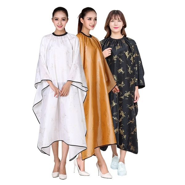 

salon professional hair styling cape,hair cutting coloring styling cape hairdresser wai cloth barber gilding pattern capes wai cloth