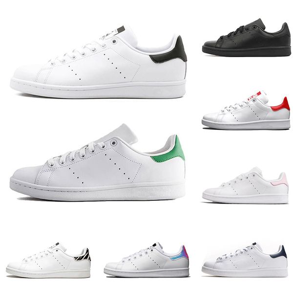 

Smith men women ca ual hoe green black white blue red pink ilver men tan fa hion leather hoe cla ic flat neaker ize 36 44