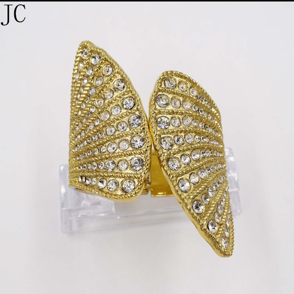 

big bracelet & bangles for women gold color cubic zirconia simple bangle new design fashion jewelry ent, Slivery;golden
