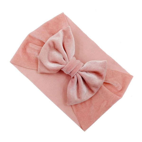 

baby infant girls big bowknot headbands elastic hairband children bow headwear fashion hair accessories, Slivery;white