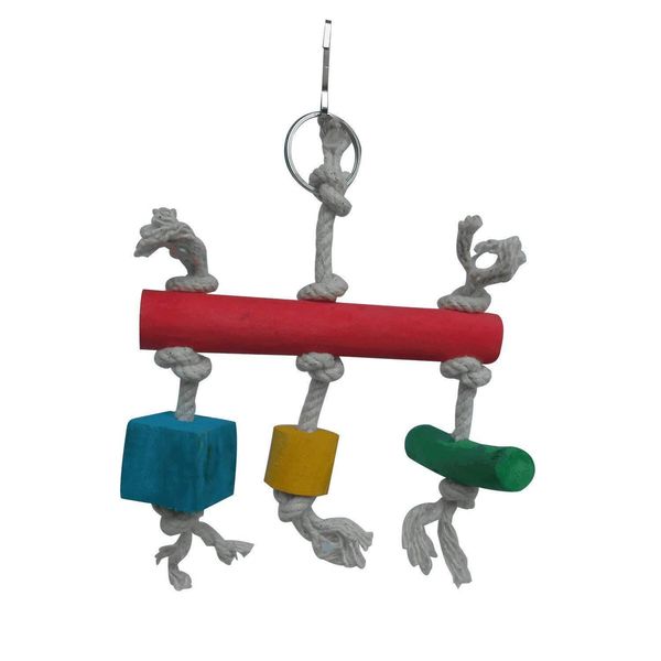 

parrot gnaw toys bird toys colour stick building block cotton rope biting string