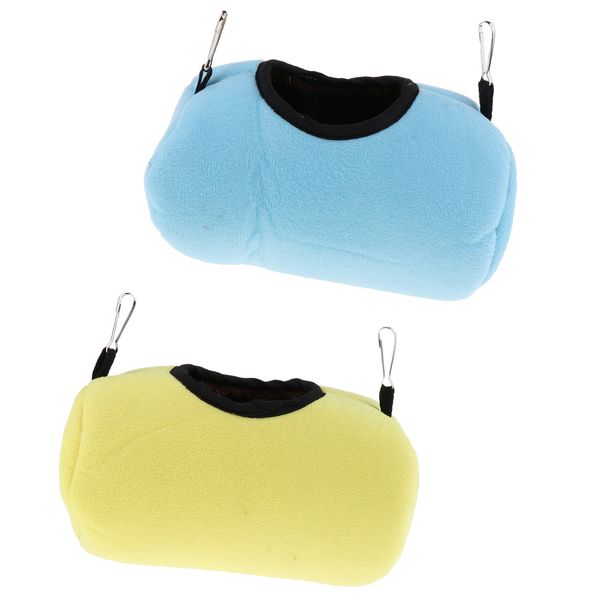 

2x tunnel hamster hammock for small animals tunnel tube rat ferret toys